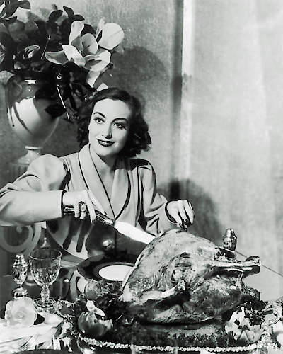 Thanksgiving - Joan Crawford von Hollywood Photo Archive