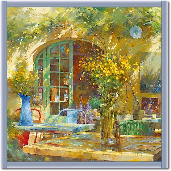 Terrasse - Le petit café von Johan Messely