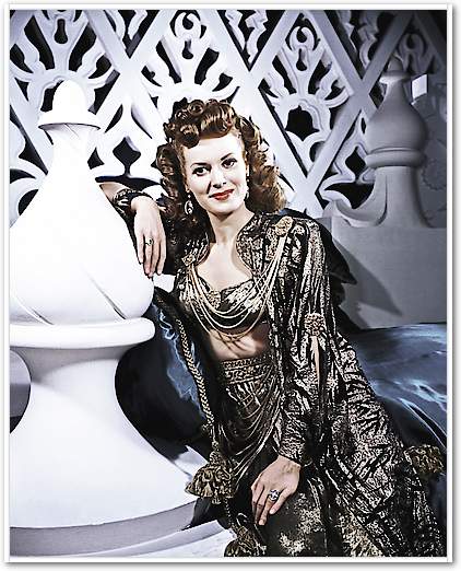 Maureen O'Hara in Sinbad the Sailor von Hollywood Photo Archive