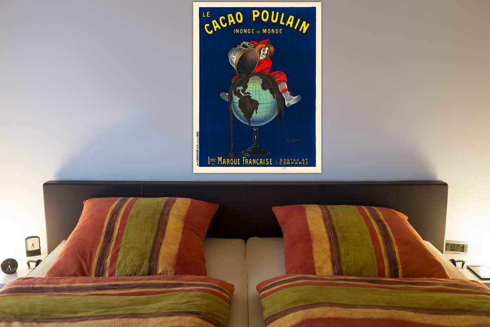 Le cacao Poulain inonde le monde, 1911 von Leonetto Cappiello