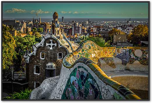 Colourful Barcelona von Ronin