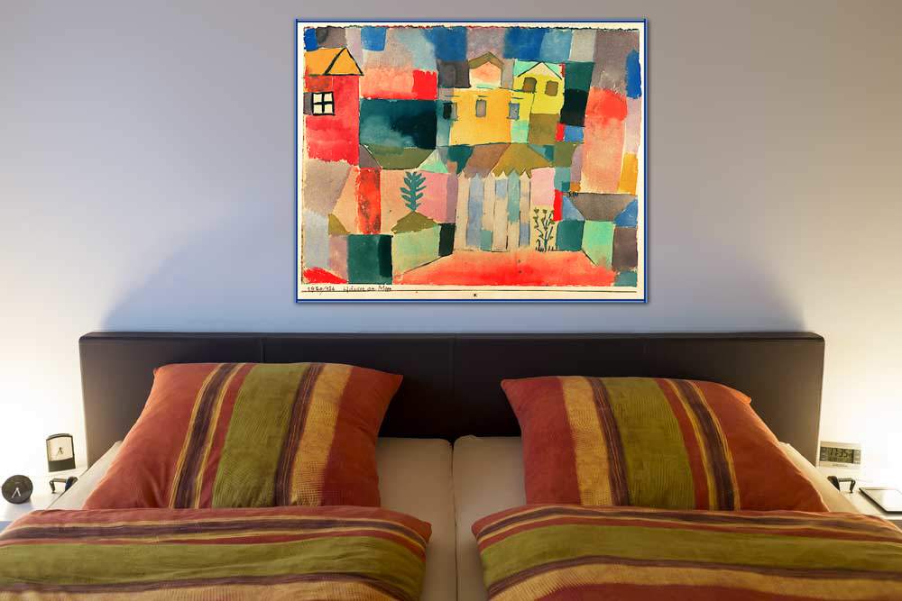 Häuser am Meer von Paul Klee