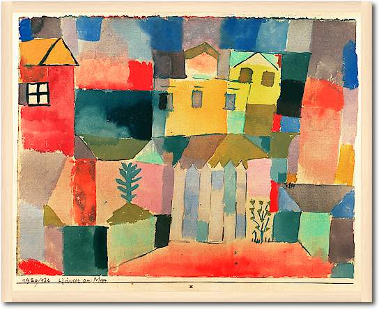 Häuser am Meer von Paul Klee
