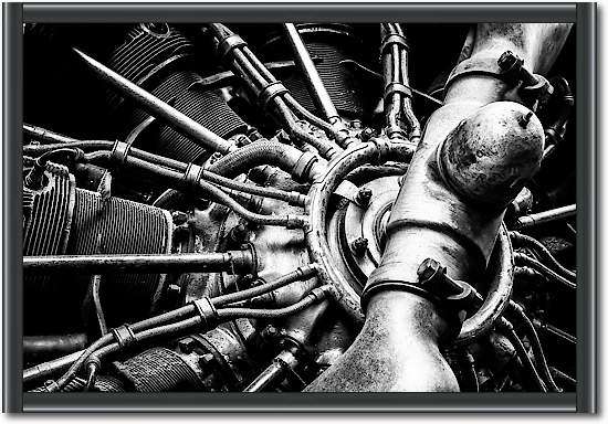 Propellor Engine close up von Ronin