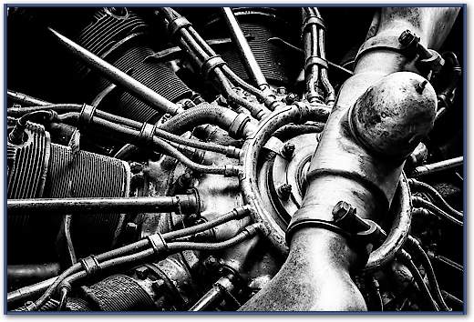 Propellor Engine close up von Ronin