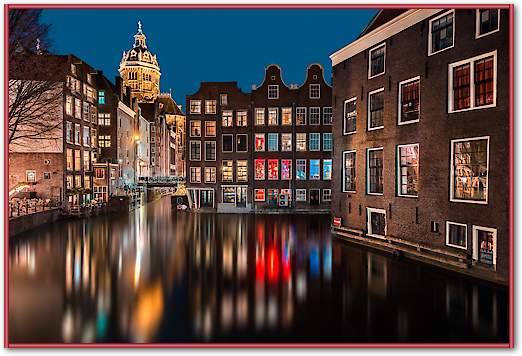 Amsterdam by Night von Arnaud Bertrande
