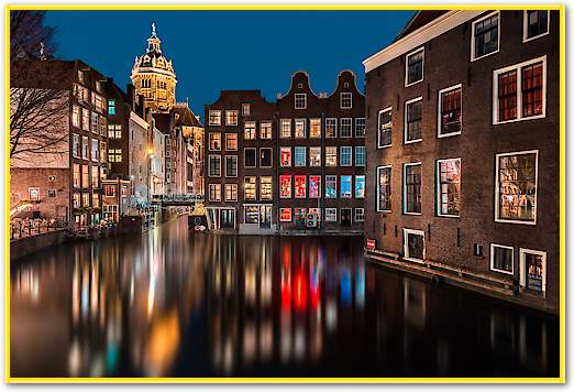 Amsterdam by Night von Arnaud Bertrande