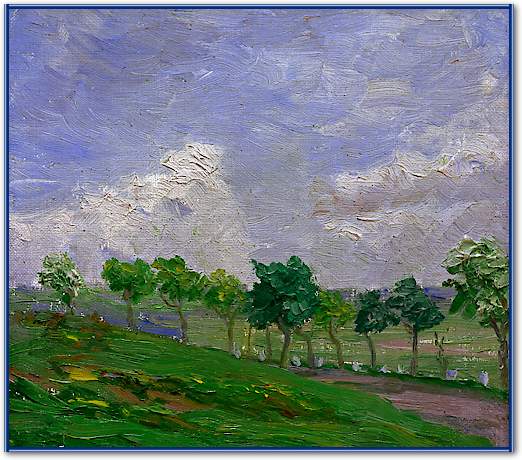 Landschaft bei Kandern, 1907 von August Macke