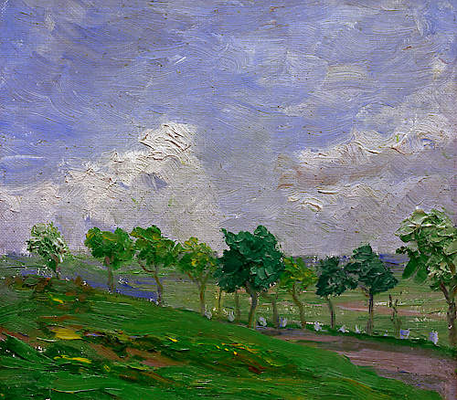 Landschaft bei Kandern, 1907 von August Macke