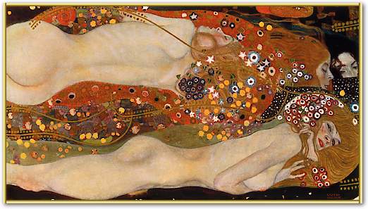 Wasserschlangen II (Freundinnen) von Gustav Klimt