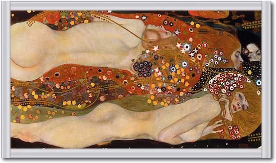 Wasserschlangen II (Freundinnen) von Gustav Klimt