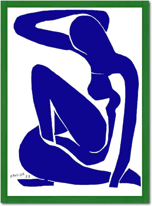 Nu bleu I von Henri            Matisse