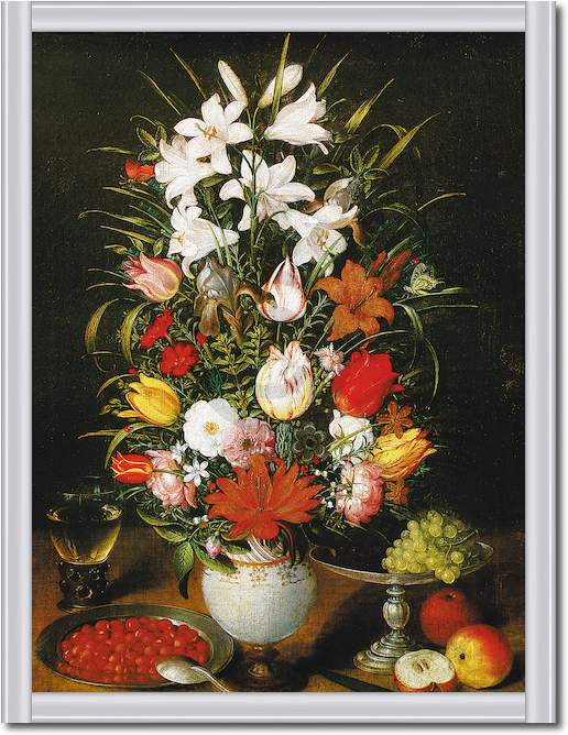 Vaso ornato di fiori, PBR-111 von Pieter d. J.     Brueghel