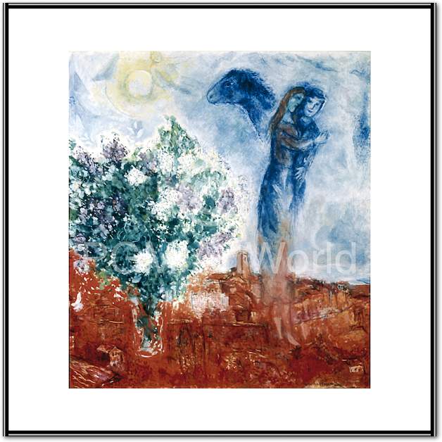 Die Liebenden über St.Paul von Marc             Chagall