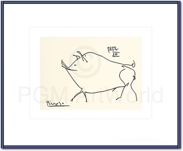 Le petit cochon von Pablo Picasso
