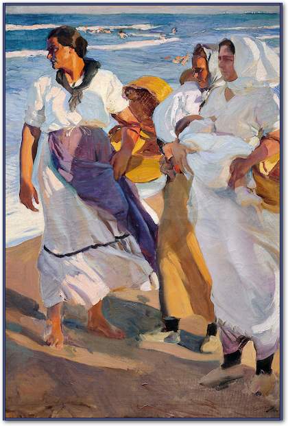 Die Fischerfrauen von Valencia von Joaquin Sorolla