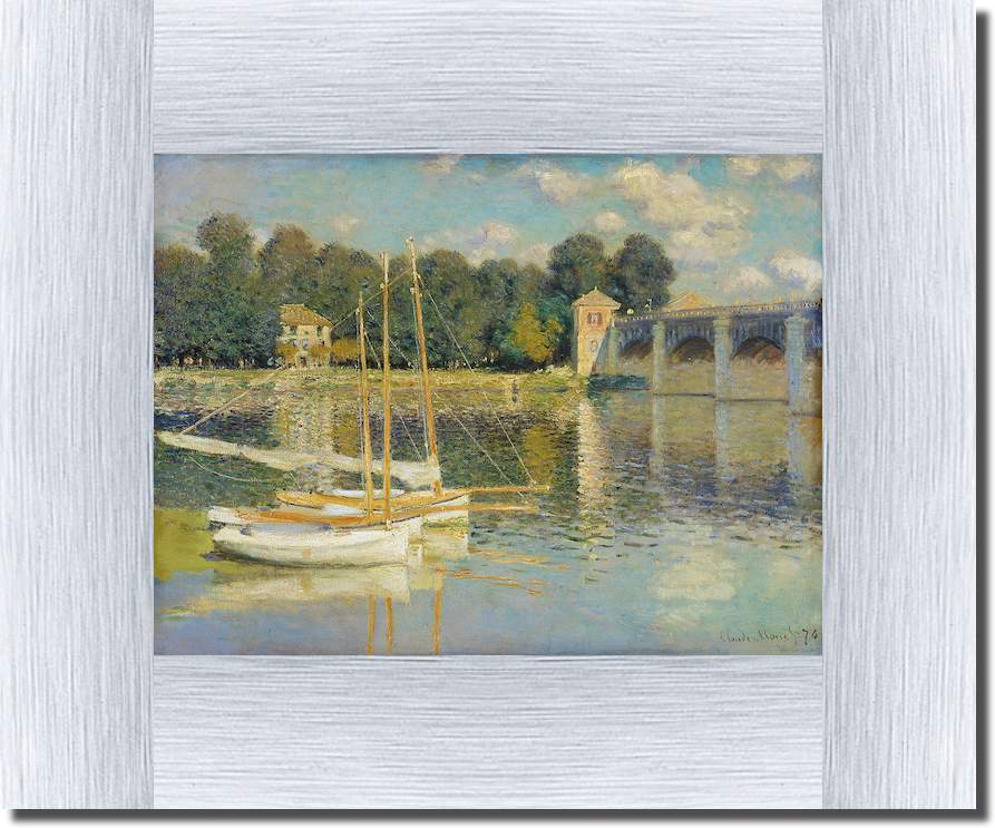Die Brücke von Argenteuil - Neuauflage von Claude Monet