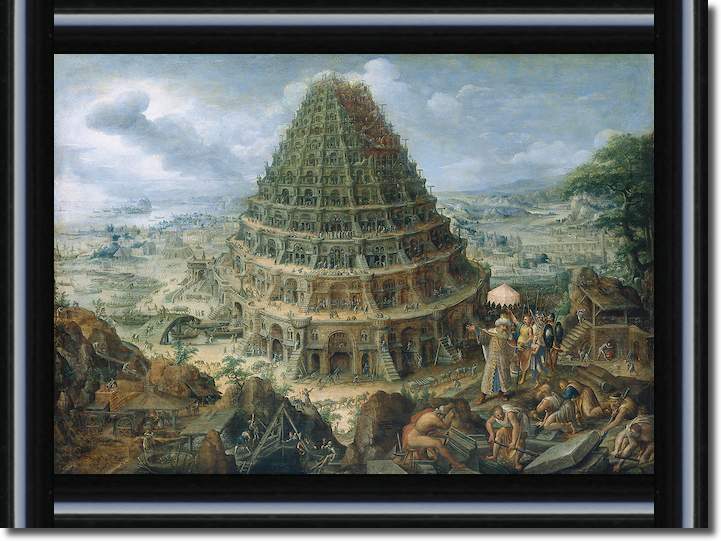 Der Turmbau zu Babel von Maerten I van Valckenborch