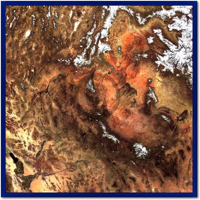 North America von Landsat-7