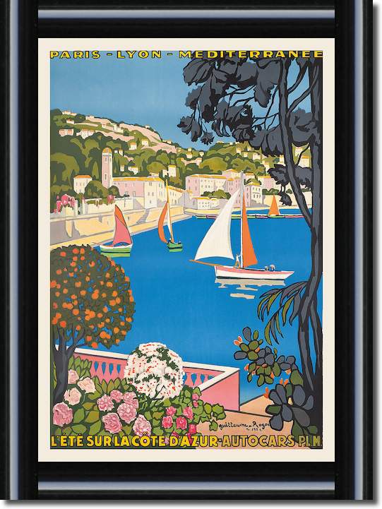 Sommer an der Côte d'Azur von Guillaume Georges Roger