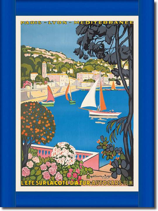 Sommer an der Côte d'Azur von Guillaume Georges Roger