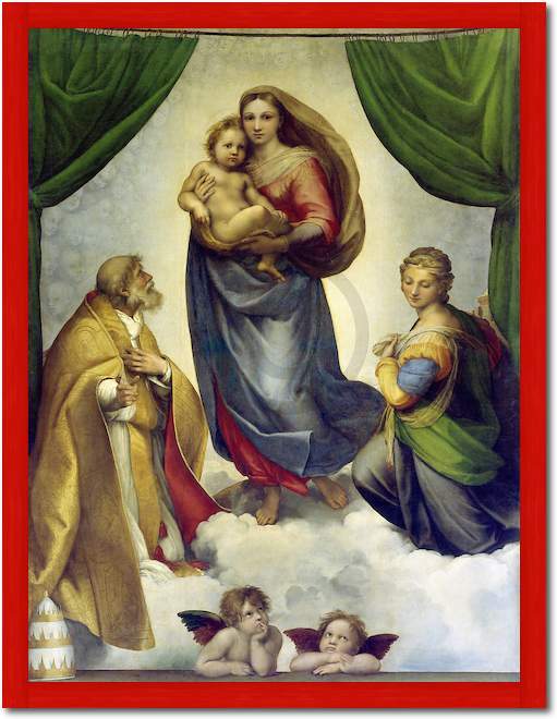 Maria mit dem Kind von Raffael