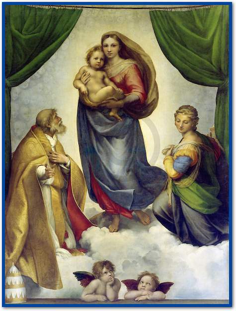 Maria mit dem Kind von Raffael