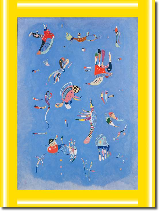 Himmelblau von Wassilly Kandinsky