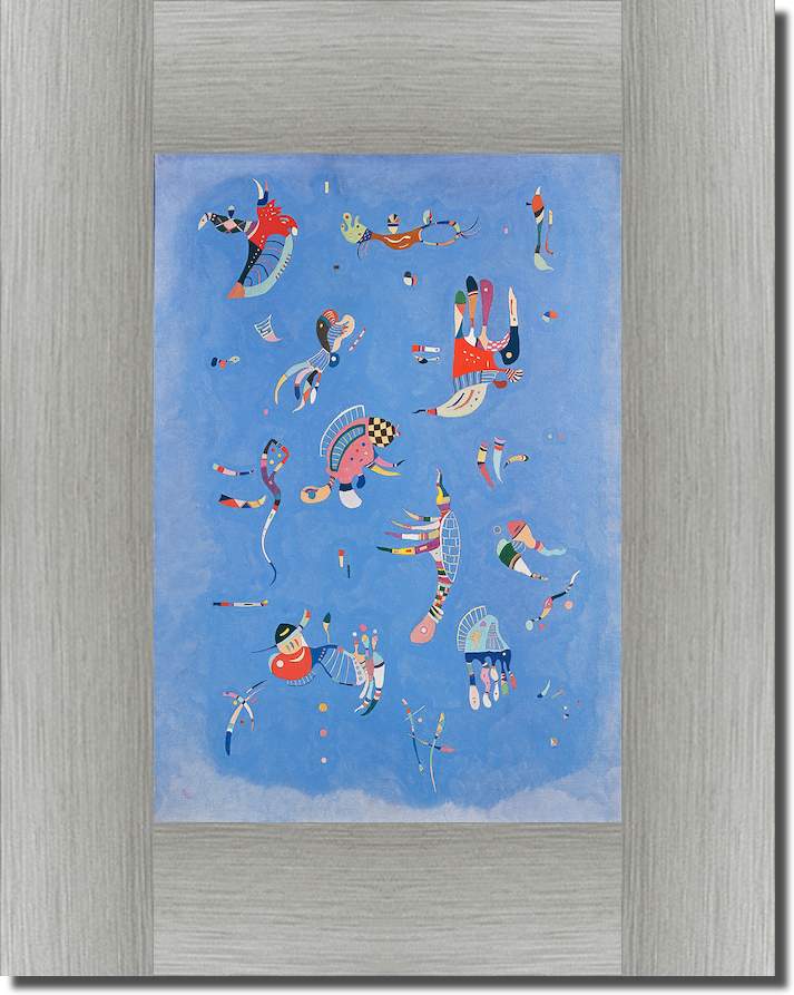 Himmelblau von Wassilly Kandinsky