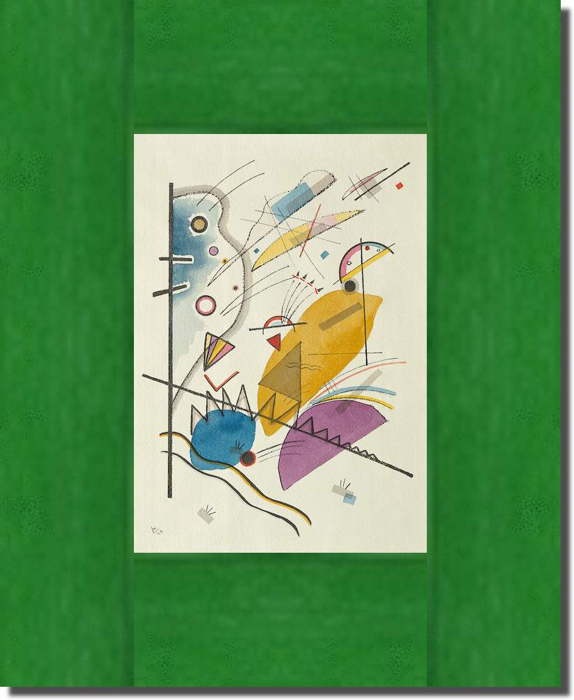 Durchgehender Strich von Wassilly Kandinsky