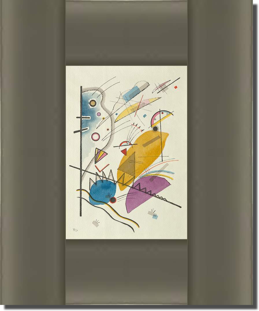 Durchgehender Strich von Wassilly Kandinsky