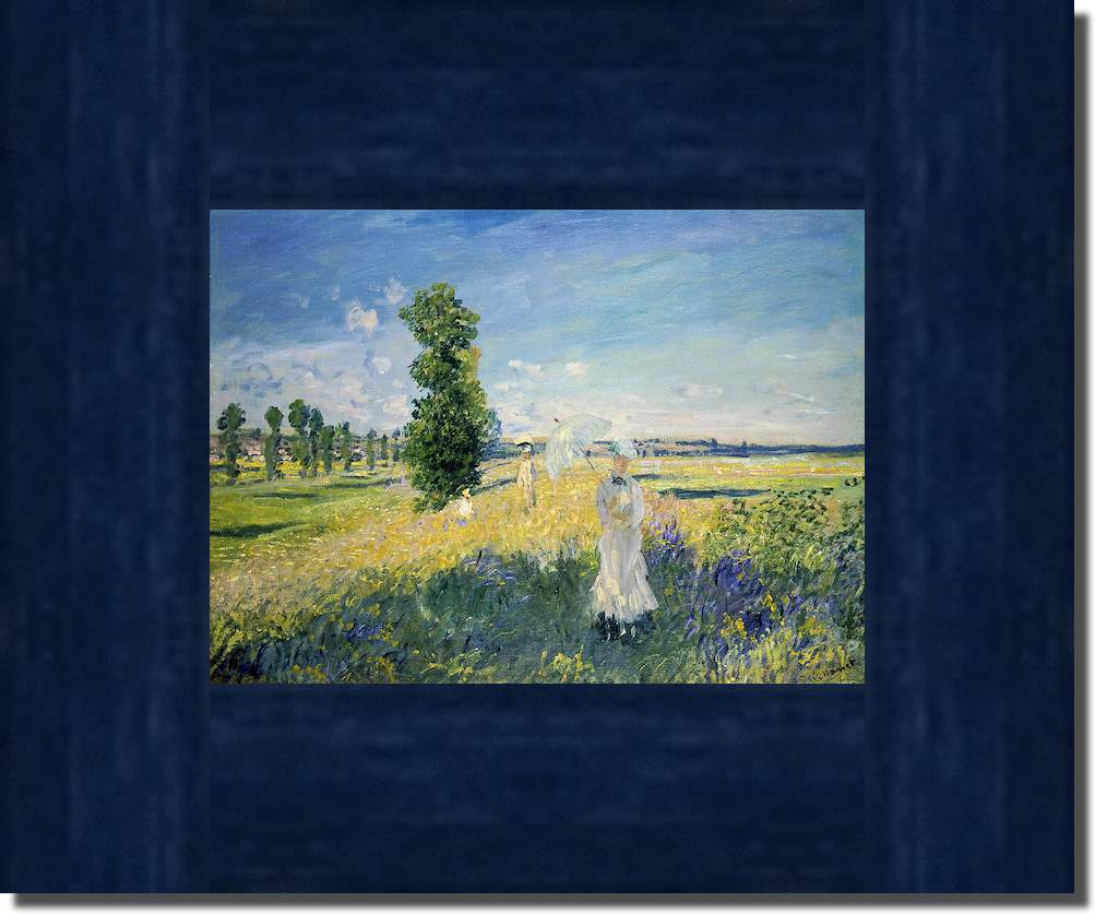 La Promenade (Argenteuil) von Claude Monet