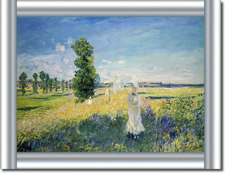 La Promenade (Argenteuil) von Claude Monet