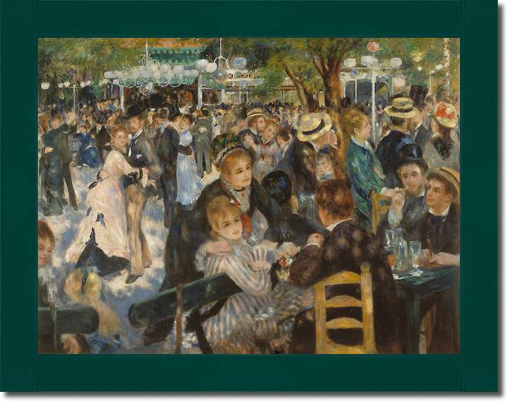 Ball im Restaurant Moulin de la Galette von Pierre Auguste Renoir