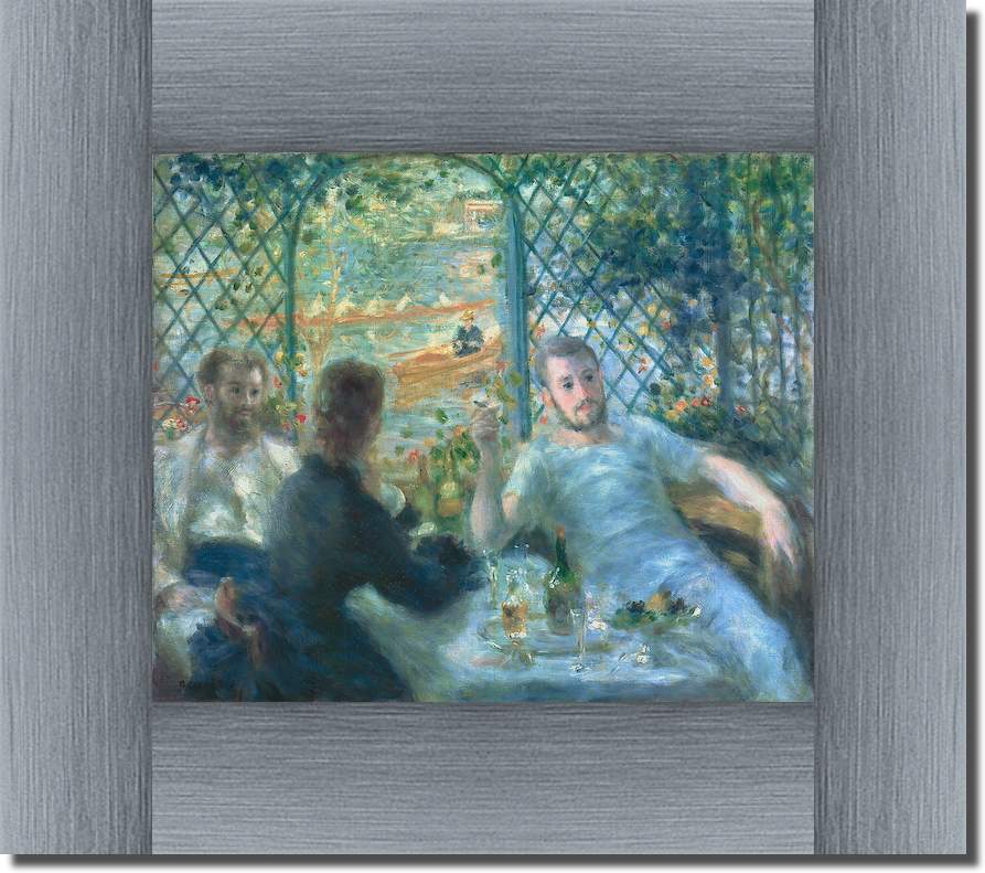 Die Mahlzeit im Restaurant Fournaise von Pierre Auguste Renoir