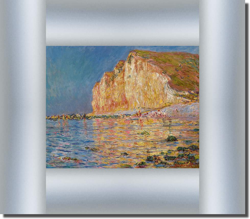 Les Petites-Dalles bei Ebbe von Claude Monet