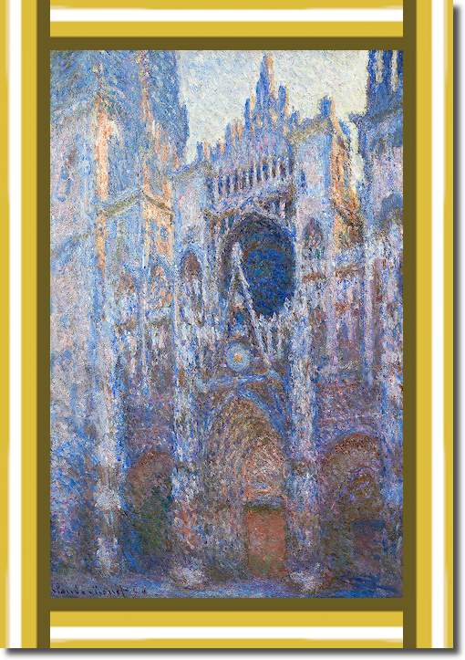 Die Kathedrale von Rouen von Claude Monet