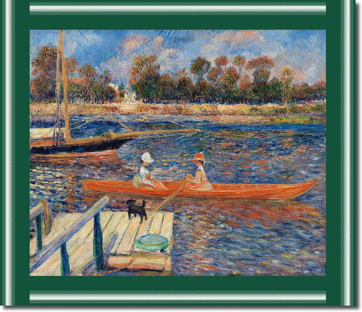 Die Seine bei Argenteuil von Pierre Auguste Renoir
