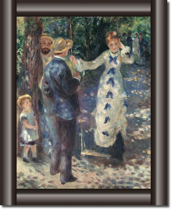 Auf der Schaukel von Pierre Auguste Renoir