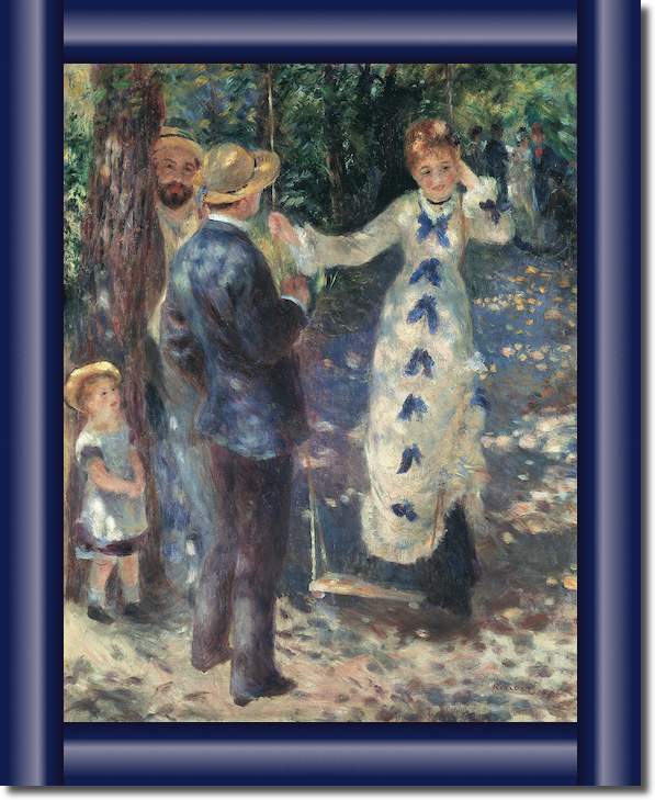 Auf der Schaukel von Pierre Auguste Renoir