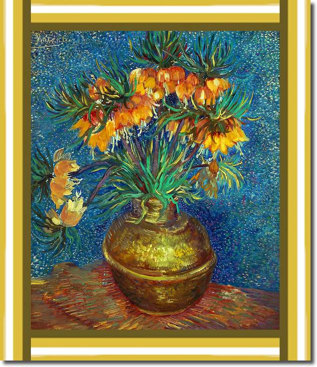 Kupfervase mit Kaiserkronen von Vincent van Gogh