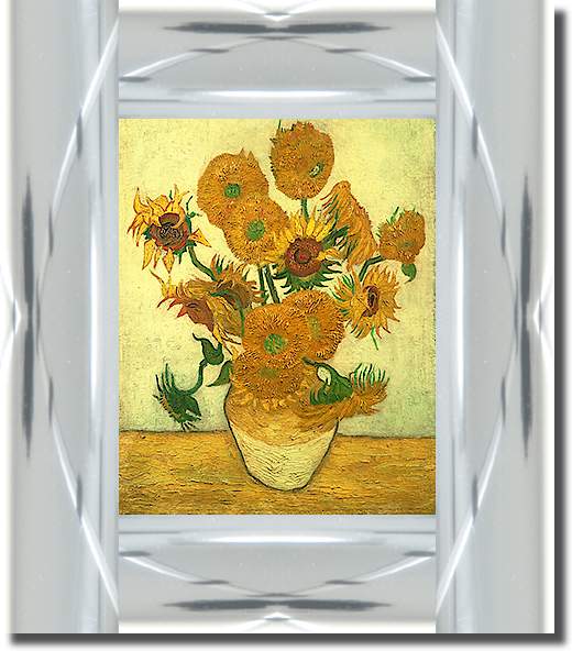 Vierzehn Sonnenblumen in einer Vase von Vincent van Gogh
