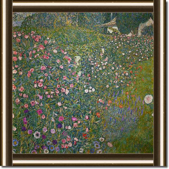 Italienische Gartenlandschaft von Gustav Klimt