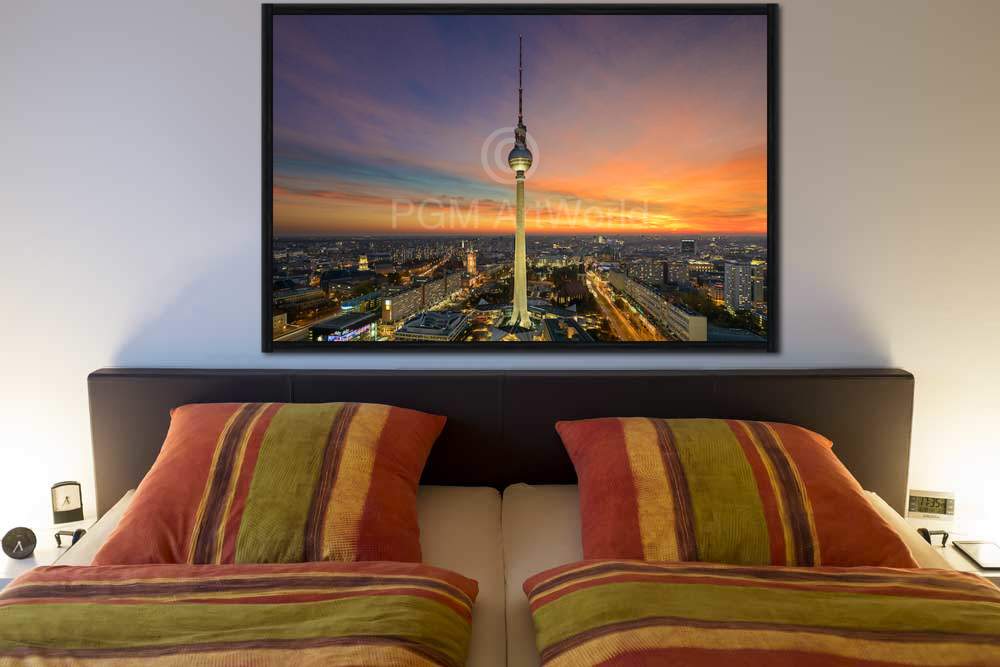 Berlin Alexanderplatz Skyline von Michael Abid