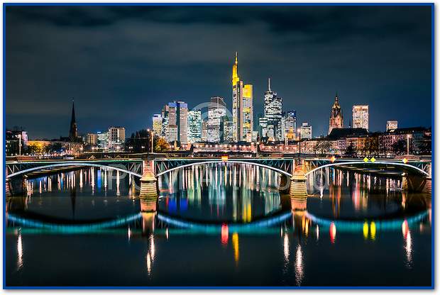 Frankfurt Skyline von Michael Abid