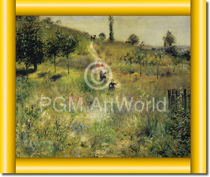 Ansteigender Weg im Grünen von Auguste Renoir