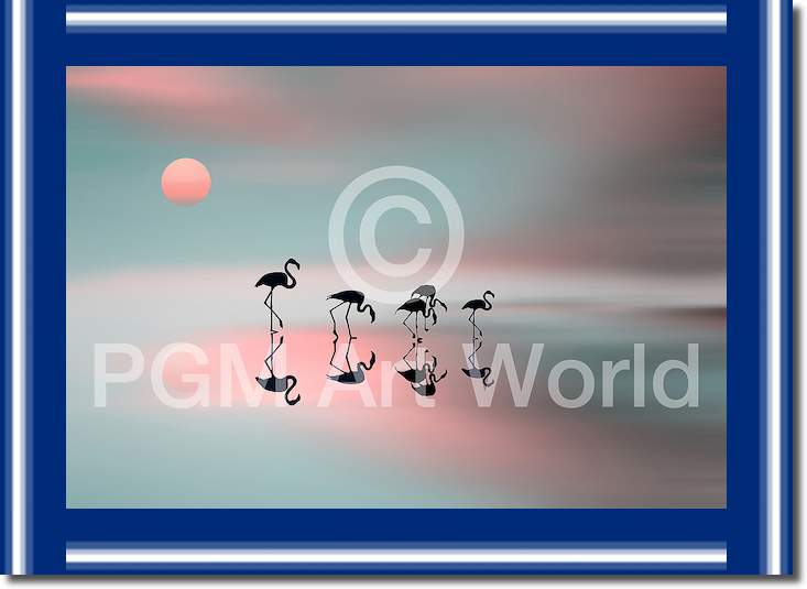 Family flamingos von Natalia