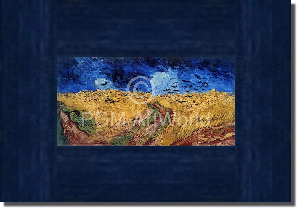 Weizenfeld mit Krähen von Vincent van Gogh