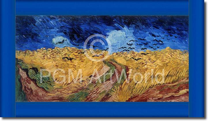 Weizenfeld mit Krähen von Vincent van Gogh
