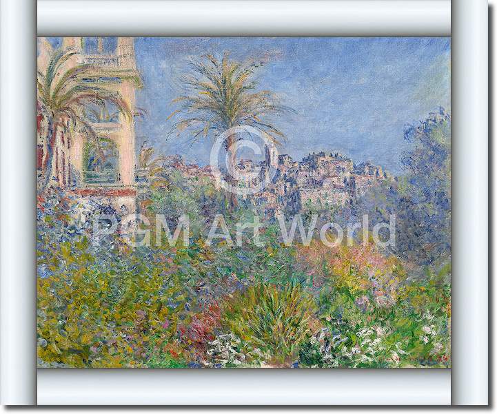 Villen in Bordighera von Claude Monet